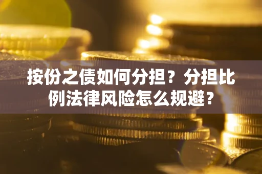 北京按份之债如何分担？分担比例法律风险怎么规避？