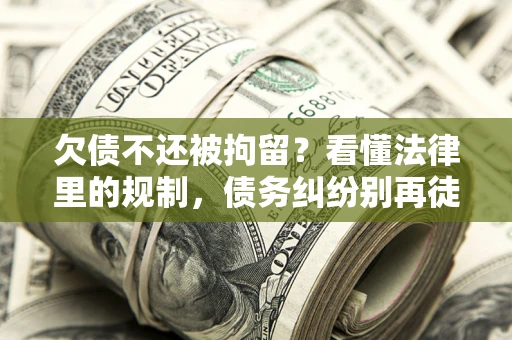 北京欠债不还被拘留？看懂法律里的规制，债务纠纷别再徒劳奔波