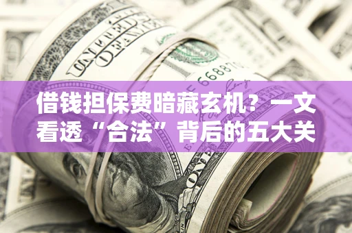 北京借钱担保费暗藏玄机？一文看透“合法”背后的五大关键陷阱