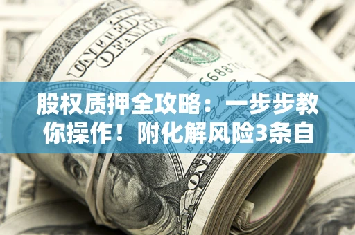 北京股权质押全攻略：一步步教你操作！附化解风险3条自救法则