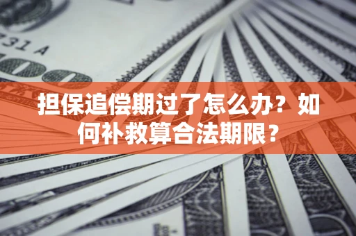 北京担保追偿期过了怎么办？如何补救算合法期限？