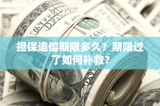 北京担保追偿期限多久？期限过了如何补救？