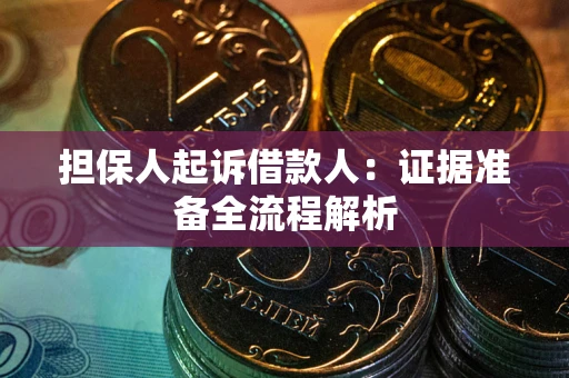 北京担保人起诉借款人：证据准备全流程解析