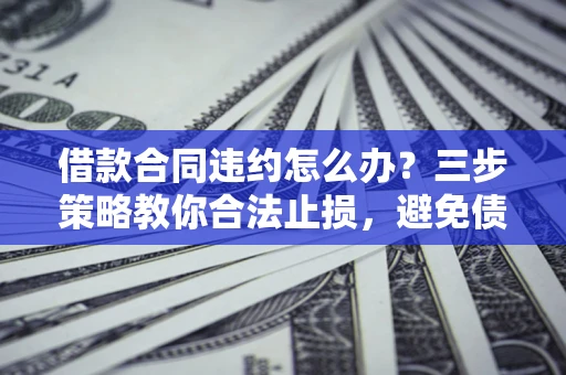 北京借款合同违约怎么办？三步策略教你合法止损，避免债务危机升级